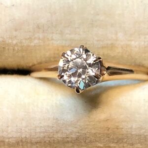 Victorian Edwardian paste ring